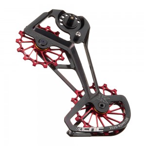 Pata de cambio KCNC con rulinas 14+16D Shimano XTR M9100 SGS MTB 12v